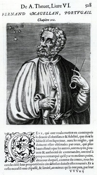 Ferdinand Magellan by Andre Thevet